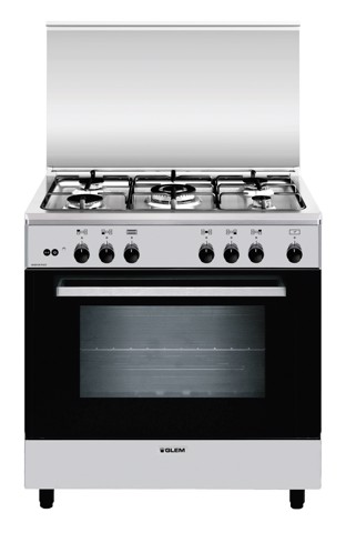 Glem Gas A855GI cucina Elettrico/Gas Acciaio inox