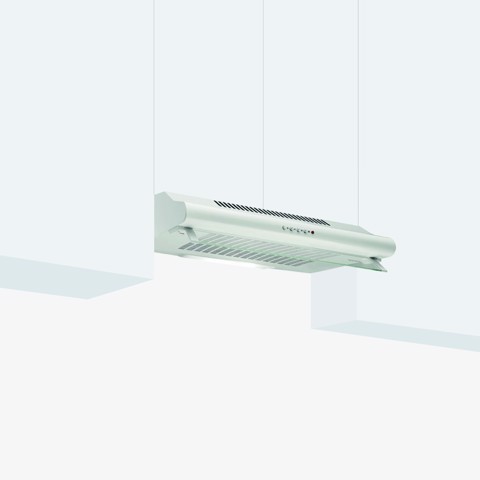 Glem Gas GHC631WH cappa aspirante Incassato Bianco 235 m³/h