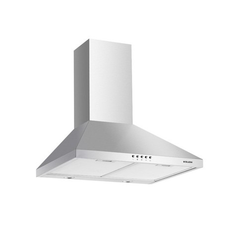 Glem Gas GHP645IX cappa aspirante Cappa aspirante a parete Argento, Acciaio inox 498 m³/h