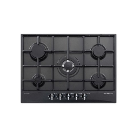 Glem Gas GT755AC piano cottura Antracite Superficie piana 70 cm 5 Fornello(i)