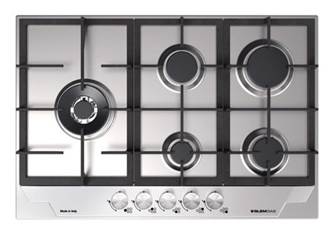 Glem Gas GTD85THIXN piano cottura Acciaio inossidabile Da incasso 75 cm 5 Fornello(i)