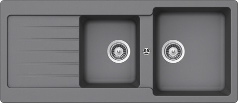 Glem Gas LS2G16C lavello Lavello ad incasso Rettangolare Unigranit Plus