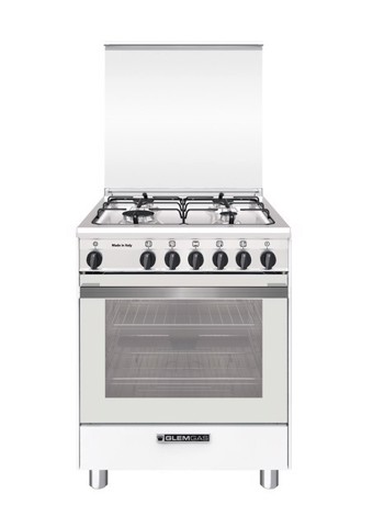 Glem Gas SA664VWH cucina A Bianco
