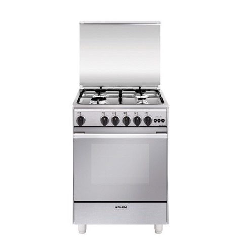 Glem Gas U654VI cucina Elettrico/Gas Acciaio inox