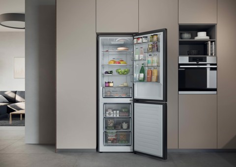 Haier 2D 60 Series 1 PRO HDPR1618ANPK Libera installazione 355 L Acciaio inox