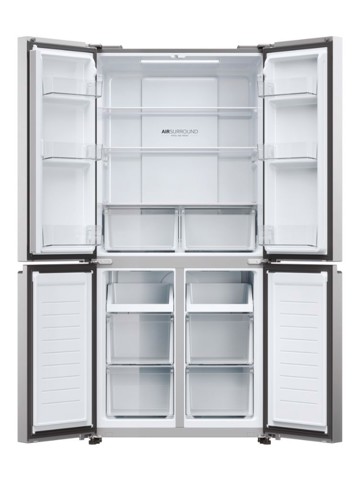Haier Cube 83 Serie 3 Multidoor HCR3818ENMM ClasseE 467lt-Platino, Stainless steel