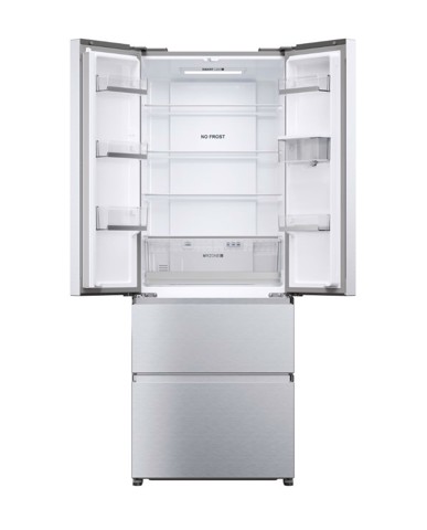 Haier FD 70 Serie 5 HFR5719EWMG frigorifero side-by-side Libera installazione 444 L E Argento