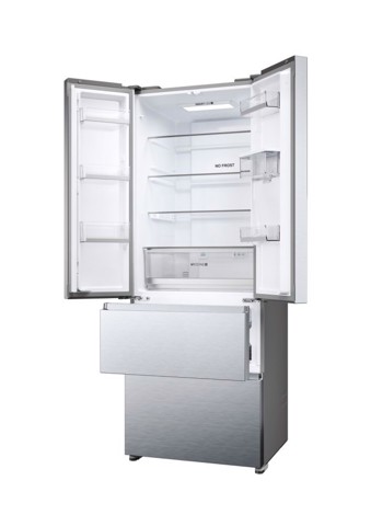 Haier FD 70 Serie 5 HFR5719EWMG frigorifero side-by-side Libera installazione 444 L E Argento