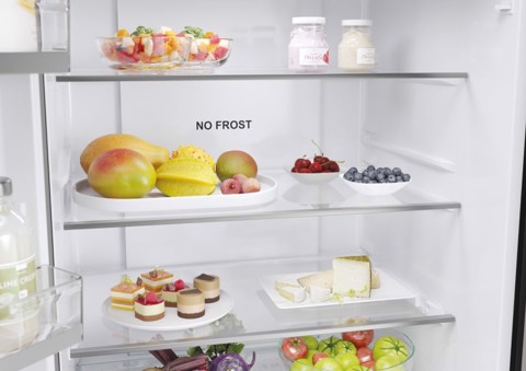 Haier FD 70 Serie 5 HFR5719EWMG frigorifero side-by-side Libera installazione 444 L E Argento