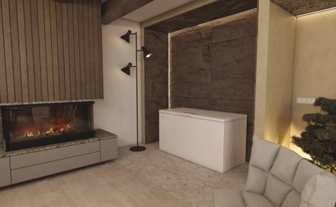 Haier HCE520D Congelatore a pozzo Libera installazione 508 L E Bianco