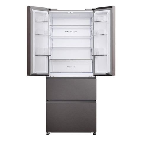 Haier HFR3718ENMD Libera installazione 402 L Acciaio inox