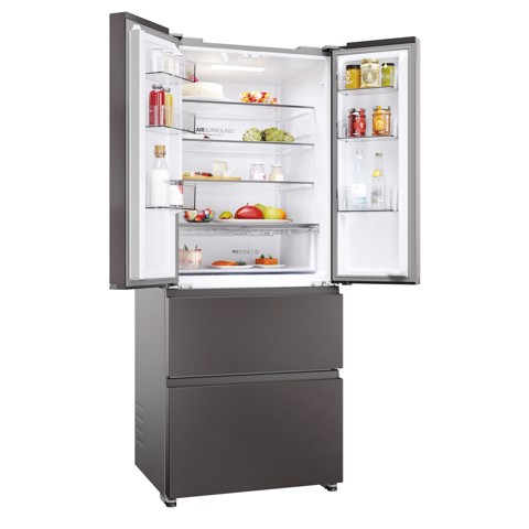Haier HFR3718ENMD Libera installazione 402 L Acciaio inox