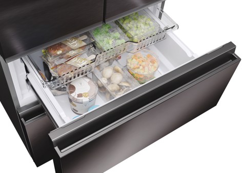 Haier HFR3718ENMD Libera installazione 402 L Acciaio inox
