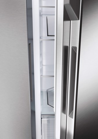 Haier SBS 90 Series 5 HSR5918DNMP Libera installazione 528 L Platino, Acciaio inox