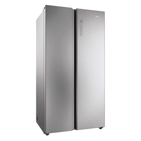 Haier HSW79F18ANMM frigorifero side-by-side Incasso/libero 611 L A Platino, Acciaio inox