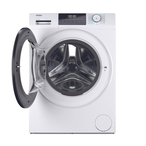 Haier I-Pro Serie 1 Serie 1, Lavatrice Slim 8 KG, 10% più efficente della classe A, 1400 giri, Bianco, Inverter, Refresh, HW80-BP14929A-S