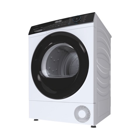Haier I-Pro Serie 3, Asciugatrice 9 KG, Classe C, Bianco, Inverter, I-Refresh, Wi-Fi, Hygienic, HD90-A3939E-IT