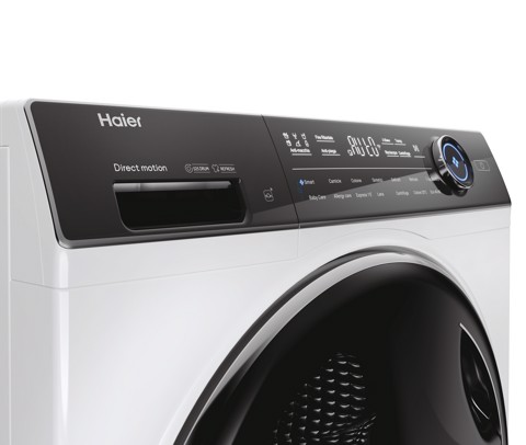Haier I-Pro Serie 7 Plus, Lavatrice Carica Frontale 12 KG, 30% più efficente della classe A, 1400 giri, Bianco, Direct Motion, Refresh, Wi-Fi, HW120B14979NEUIT