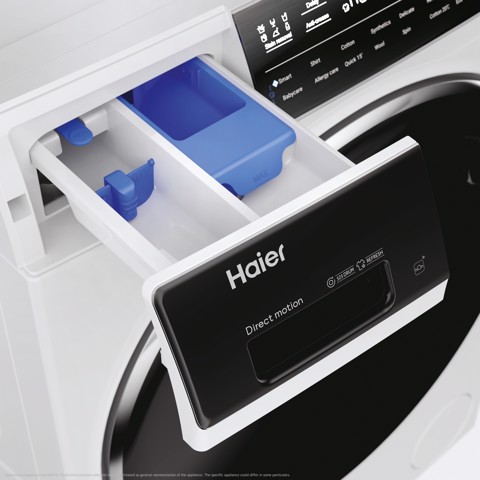 Haier I-Pro Serie 7 Plus, Lavatrice Carica Frontale 12 KG, 30% più efficente della classe A, 1400 giri, Bianco, Direct Motion, Refresh, Wi-Fi, HW120B14979NEUIT