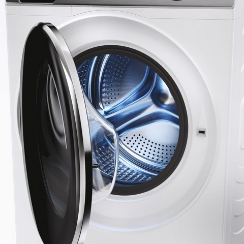 Haier I-Pro Serie 7 Plus, Lavatrice Carica Frontale 12 KG, 30% più efficente della classe A, 1400 giri, Bianco, Direct Motion, Refresh, Wi-Fi, HW120B14979NEUIT