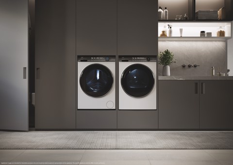 Haier I-Pro Serie 7 Plus, Lavatrice Carica Frontale 12 KG, 30% più efficente della classe A, 1400 giri, Bianco, Direct Motion, Refresh, Wi-Fi, HW120B14979NEUIT