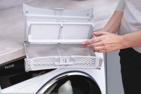 Haier I-Pro Series 5 HD90-A3959 asciugatrice Libera installazione Caricamento frontale 9 kg A+++ Bianco