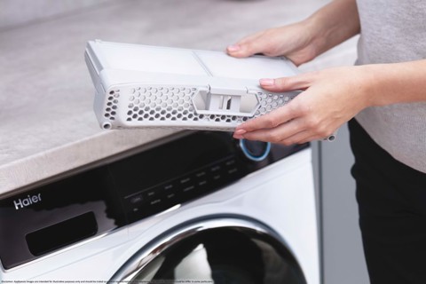 Haier I-Pro Series 5 HD90-A3959 asciugatrice Libera installazione Caricamento frontale 9 kg A+++ Bianco