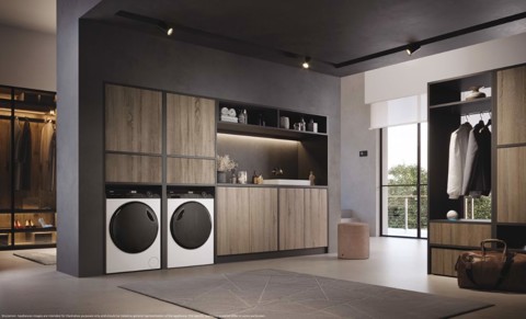 Haier I-Pro Series 5 HD90-A3959 asciugatrice Libera installazione Caricamento frontale 9 kg A+++ Bianco