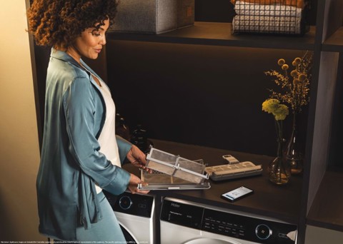 Haier I-Pro Series 5 HD90-A3959 asciugatrice Libera installazione Caricamento frontale 9 kg A+++ Bianco