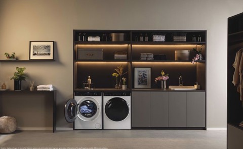 Haier I-Pro Series 5 HD90-A3959 asciugatrice Libera installazione Caricamento frontale 9 kg A+++ Bianco