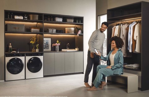 Haier I-Pro Series 5 HD90-A3959 asciugatrice Libera installazione Caricamento frontale 9 kg A+++ Bianco