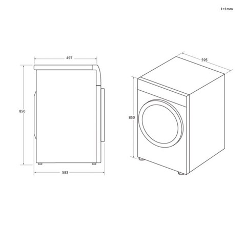 Haier I-Pro Series 5 I-Pro Serie 5, Lavatrice Carica Frontale 9 KG, 25% più efficente della classe A, 1400 giri, Bianco, Direct Motion, Refresh, Wi-Fi, HW90-B14959NEUIT