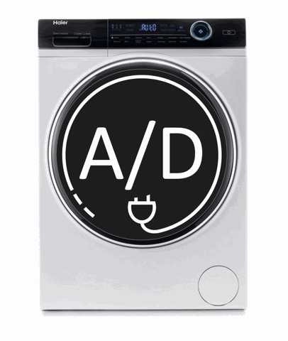 Haier I-Pro Series 7 HWD80-B14979 lavasciuga Libera installazione Caricamento frontale Bianco D