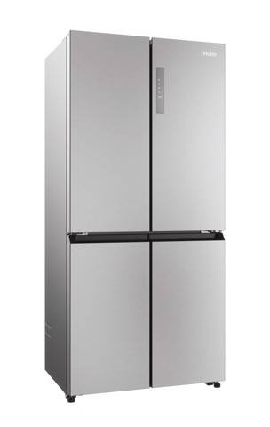 Haier Multidoor HCR3818ENMM ClasseE 467lt-Platino, Stainless steel