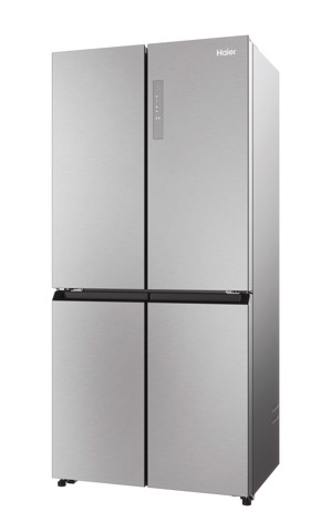 Haier Multidoor HCR3818ENMM ClasseE 467lt-Platino, Stainless steel