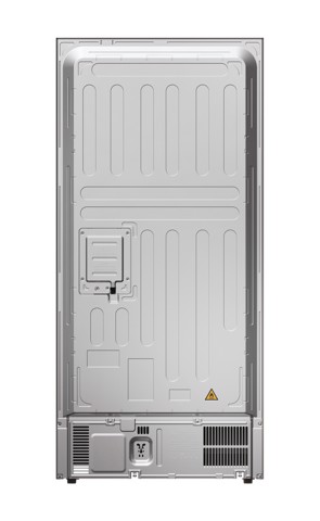 Haier Multidoor HCR3818ENMM ClasseE 467lt-Platino, Stainless steel