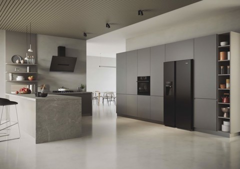 Haier SBS 90 Serie 5 HSR5918DIPB frigorifero side-by-side Libera installazione 511 L D Nero