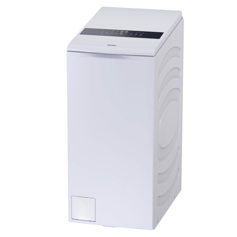 Haier T Series 9, Lavatrice Carica dall'alto 9 KG, Classe A, 1300 giri, Bianco, Inverter, Vapore, Wi-Fi, HW90-BPD13386U-S
