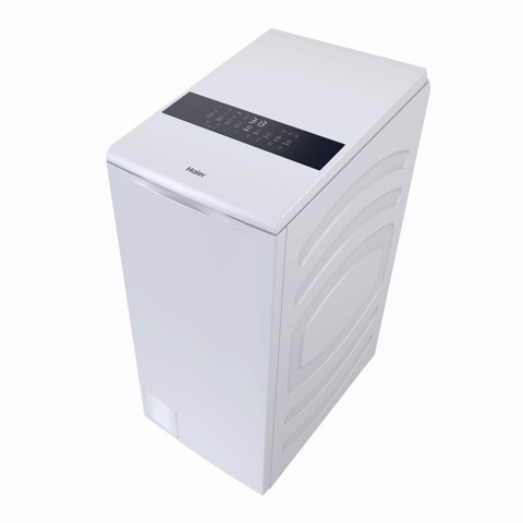 Haier T Series 9, Lavatrice Carica dall'alto 9 KG, Classe A, 1300 giri, Bianco, Inverter, Vapore, Wi-Fi, HW90-BPD13386U-S