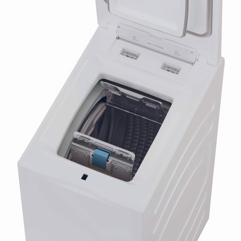 Haier T Series 9, Lavatrice Carica dall'alto 9 KG, Classe A, 1300 giri, Bianco, Inverter, Vapore, Wi-Fi, HW90-BPD13386U-S