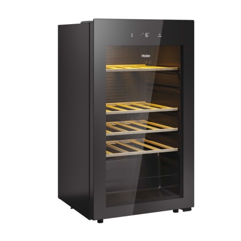 Haier Wine Bank 50 Serie 3 HWS34GGH1 Cantinetta vino con compressore Libera installazione Nero 34 bottiglia/bottiglie