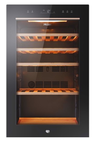 Haier Wine Bank 50 Serie 5 HWS49GA Cantinetta vino con compressore Libera installazione Nero 49 bottiglia/bottiglie