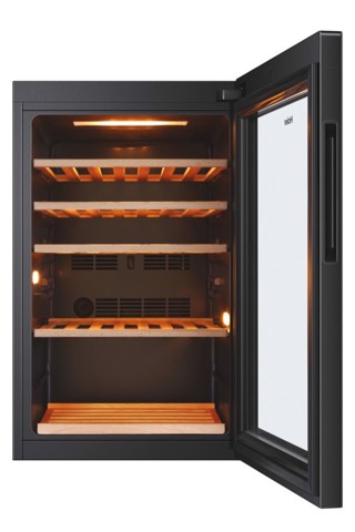 Haier Wine Bank 50 Serie 5 HWS49GA Cantinetta vino con compressore Libera installazione Nero 49 bottiglia/bottiglie