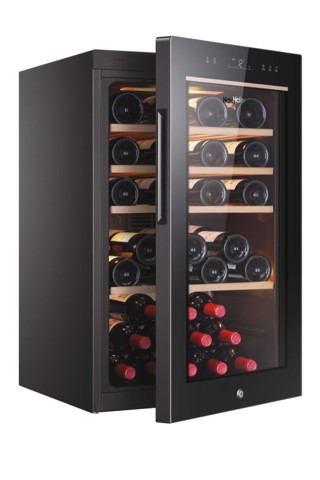 Haier Wine Bank 50 Serie 5 HWS49GA Cantinetta vino con compressore Libera installazione Nero 49 bottiglia/bottiglie