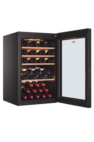 Haier Wine Bank 50 Serie 5 HWS49GA Cantinetta vino con compressore Libera installazione Nero 49 bottiglia/bottiglie