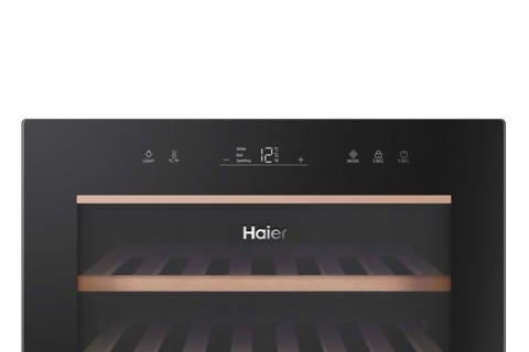 Haier Wine Bank 50 Serie 5 HWS49GA Cantinetta vino con compressore Libera installazione Nero 49 bottiglia/bottiglie