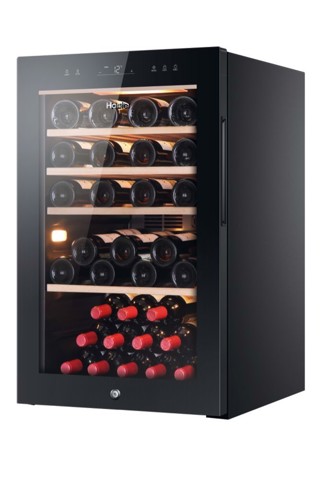 Haier Wine Bank 50 Serie 5 HWS49GA Cantinetta vino con compressore Libera installazione Nero 49 bottiglia/bottiglie