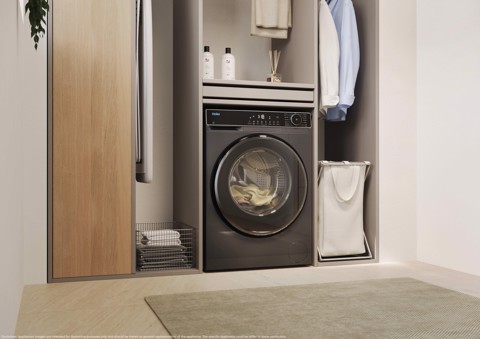 Haier X Series 5, Lavatrice Carica Frontale 13 KG, 30% più efficente della classe A, 1400 giri, Antracite, AI PowerDrive, Vapore, Wi-Fi, Smart AI, Super Fast 15', HW130BP14357GUIT