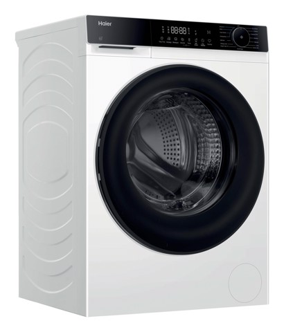 Haier X Series 5, Lavatrice Carica Frontale 8 KG, 30% più efficente della classe A, 1400 giri, Bianco, AI PowerDrive, Vapore, Wi-Fi, Smart AI, Super Fast 15', HW80-BP14357U-IT