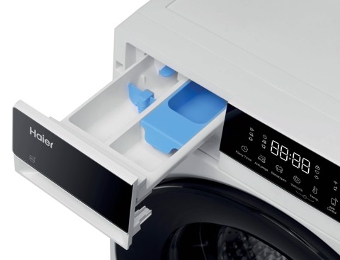 Haier X Series 5, Lavatrice Carica Frontale 8 KG, 30% più efficente della classe A, 1400 giri, Bianco, AI PowerDrive, Vapore, Wi-Fi, Smart AI, Super Fast 15', HW80-BP14357U-IT